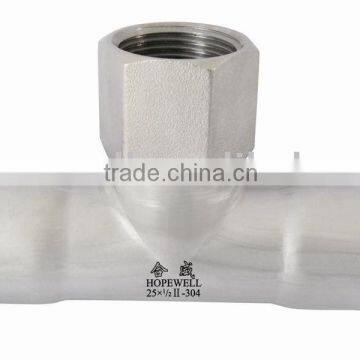 stainless steel press fitting-female threaded tee