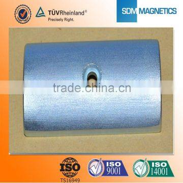 Customized Unipolaire Aimant Hollow Uni Pole Radial Ring Magnet