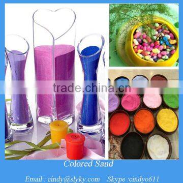 bulk decorative colored silica sand