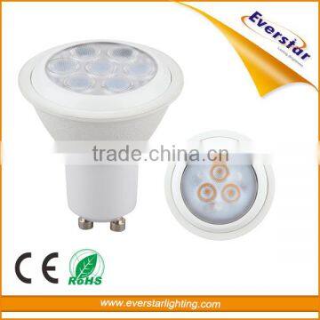 Dimameter 50MM 85-265V 45 degree 400lm 4500K 5W GU10 LED