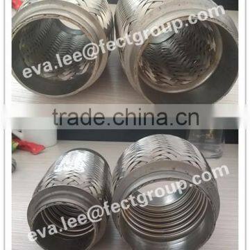 Inner & Outer Braid Exhaust Flexible Pipe/stainless Steel Braid Exhaust Bellow photo-2