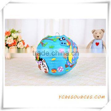 2015 Children DIY Animal Paper Lantern , Party Favor Party Hall Decoration Hanging Cartoon DIY Paper Lantern Best Sell (TY11002)