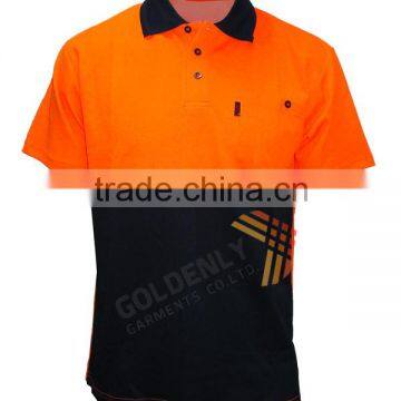 OEM With Lastest Design for Men' s hi vi Cotton Fluorescent Scent Polo Shirt photo-2