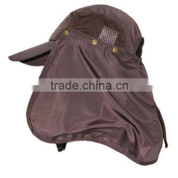 Breathable Sun Shield Flap Hat 360 Degree UV Protection Cap for Farming photo-5