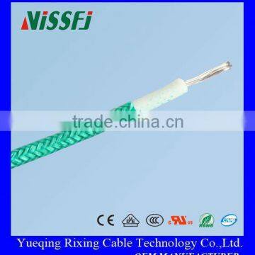 colored textile power cord with braided single core stranded tinned copper wire