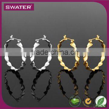 China Wholesale Market Stainless Steel Hoops Thread Earrings Frame