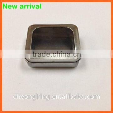 Mini Tin Box With Clear Pvc Window for Perfume photo-3