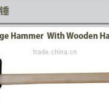 Sledge Hammer With Wooden Handle