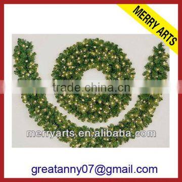 Christmas decoration wire wreath frames lighted wreath supplies wholesale