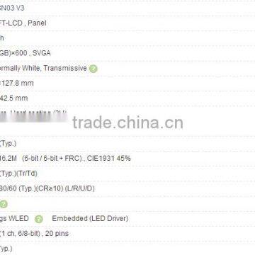 8.4 Inch G084SN03 V3 A-Si TFT-LCD Panel For AUO photo-3