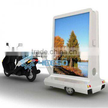 Mobile LED Advertising Scooter,Outdooor Advertisng Rotating Light Box, Advertisng Billboard Vehicle YES-M3