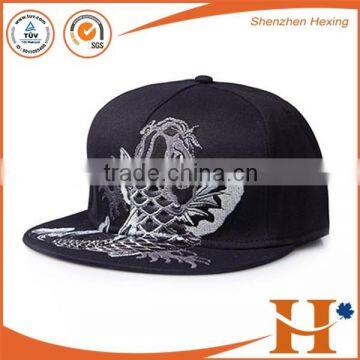 2016 top quality blank wool fabric 6 panel snapback hat