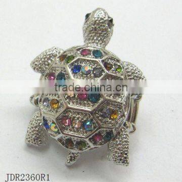 Alloy turtle stretch ring