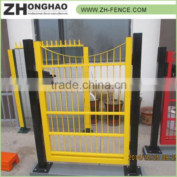 Eco-friendly Hot dipped galvanized Metal Frame Material PVC coated used wrought iron fences