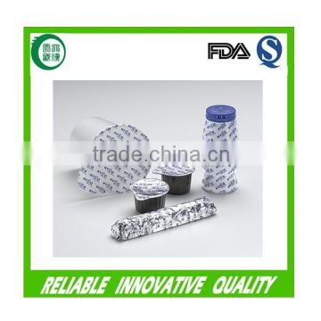 Aluminum foil Induction cap seal for milk botttles neck packing