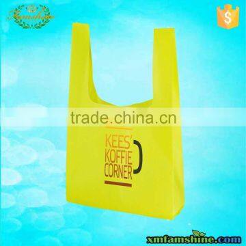 promotion nonwoven t-shirt bag/nonwoven vest bag