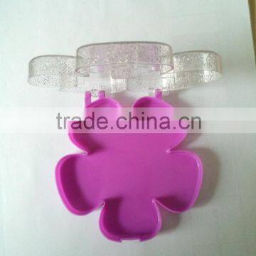 Factory direct sell custom flower shape jewelry box for wholesale