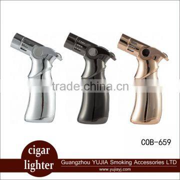 Refillable Cigar torch lighter COHIBA high-grade Blow torch table welding