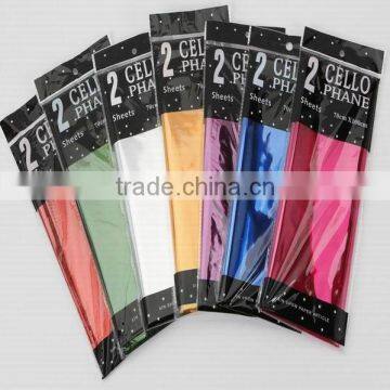 Solid Color Clear Film Plastic Cellophane for Gift Packing