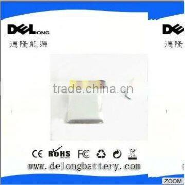 250mah Rechargeable lithium polymer battery 3.7V for MP3 ,MP4,MP5 china manufacturer