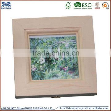 Hand made modern 5x7 MDF picture wood photo frame