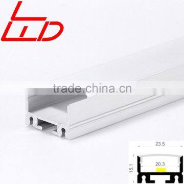 2016!Below 6m inquiry on stock with safety package aluminum led extrusion for ceil mounting with different options of diffuser