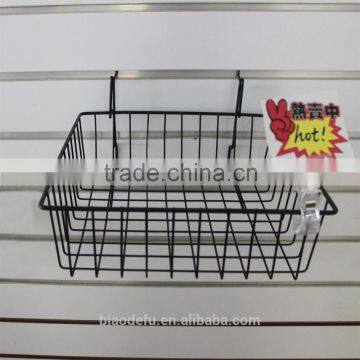 Slatwall Metal Hanging Wire Mesh Basket photo-5