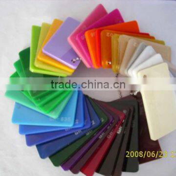 Colorful acrylic sheet