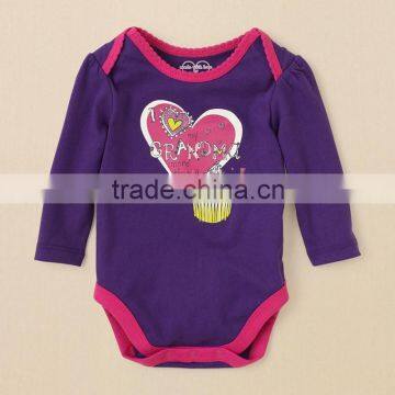 wholesale 100% cotton Hot Sale toddler baby onesie