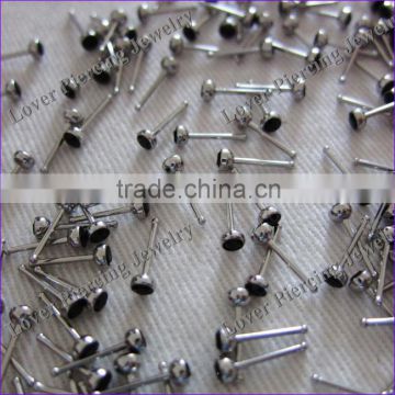 Fashion Crystal Design High Polish Stainless Steel Unique Nose Studs [SS-N141A]