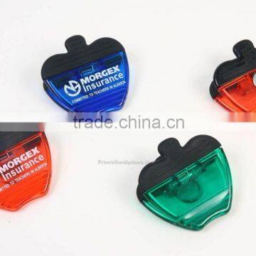 Custom Logo Apple Shape Plastic Paper Magnet Clip for Wholesale