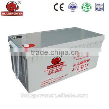 Higher reliability valve regulated 12V 200AH Pure Lead acid Long Life Battery                        
                                                Quality Choice