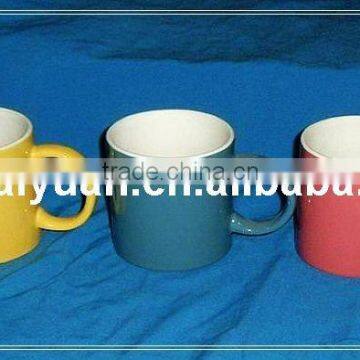 Ceramic color glazed mug