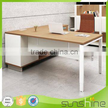 Commercial Wooden Large Executive Office Desk With Melamine Mdf Board XFS-M1818