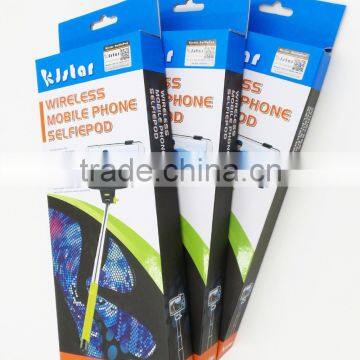 Kjstar Wireless Bluetooth Mobile Phone Self-timer Selfie Stick Monopod Z07-05