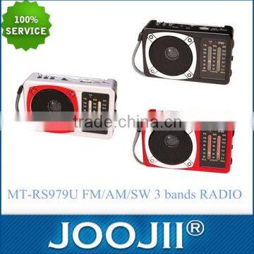 Hot selling new model 3 band radio usb