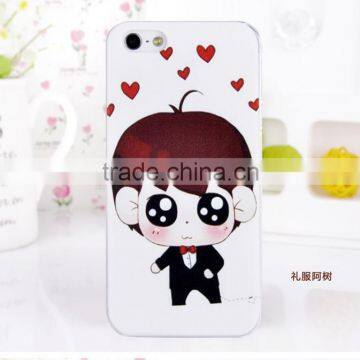 2014case with carton picture plastic phone case for iphone 5/5s