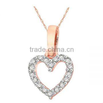 necklace fashion 2013 wedding necklace solid heart pendant necklace