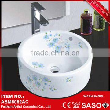 Modern high-grade small corner wash basin /Popular Design basin specification