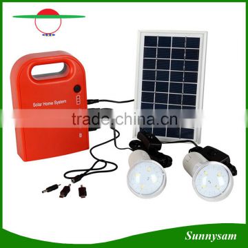 Mini Portable Solar Lighting System for Indoor or Home Lighting