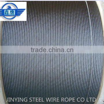 Crane high strengthen galvanized steel wire rope with steel core