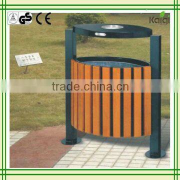 Outdoor wood Garbage Bin