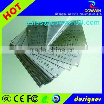 hot bulk custom hardware nameplate in China