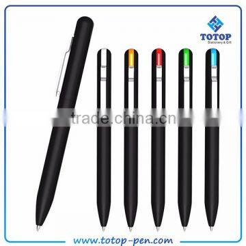 Small MOQ Non-toxic promotional new black ball pen