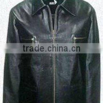 DL-1650 leather winter jacket for men, fashion jacket