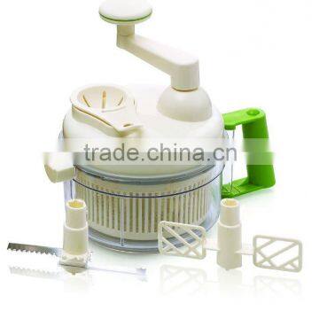 Plastic multi Salad Spinner with grater GL2107