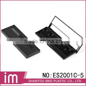 5 Round Color Eyeshadow Empty Palette With Inner Mirror