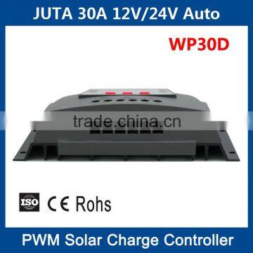 New JUTA PWM LCD 30A Solar Charge Controller With Time Control and Backlight Quality Choice photo-4
