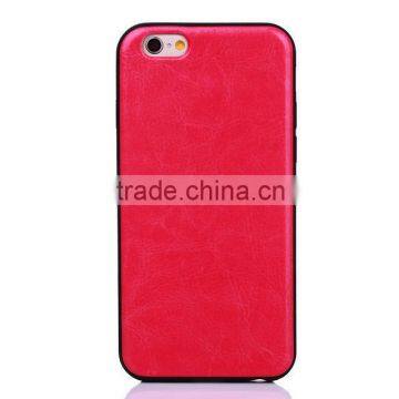 TPU Paste Skin Crazy Horse Strip Protective Case for iPhone 6 Back Cover