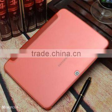 Ultra slim transparent PU leather back cover for Samsung Tab 3 10.1